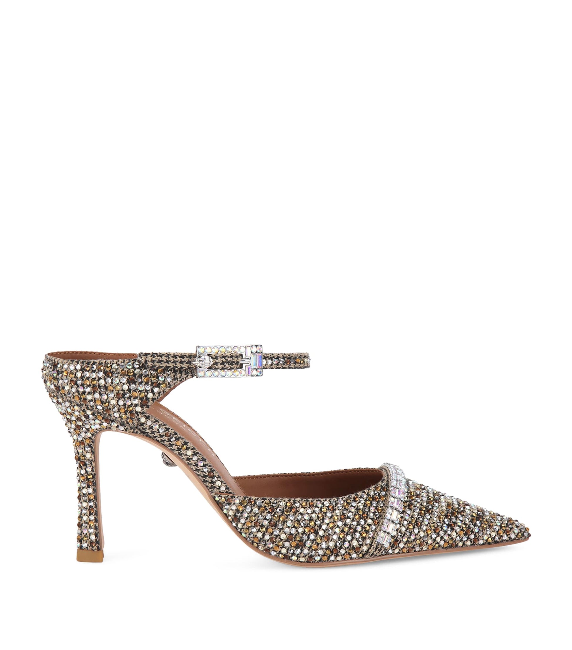 Embellished Strass Point Mules 90
