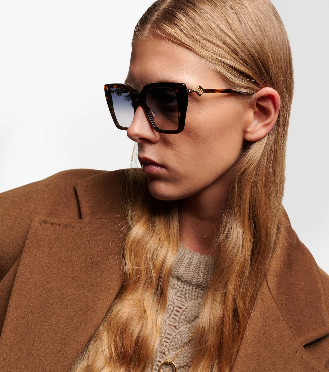 Fendi - FF Diamonds cat-eye sunglasses