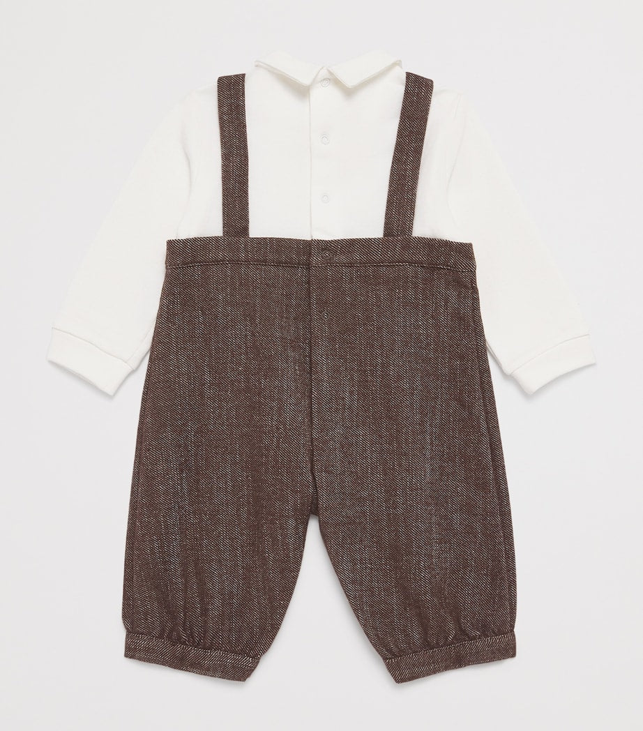 Cotton-Blend Collar Playsuit (1-18 Months)