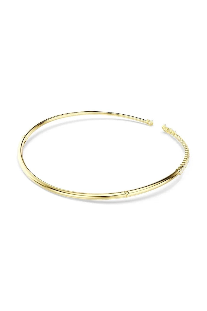 Swarovski kadın choker kolye, altın kaplama, zirkonlu MESMERA