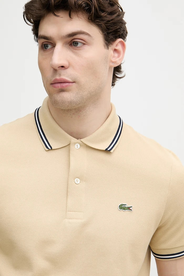 Lacoste erkek pamuklu yakalı tişört