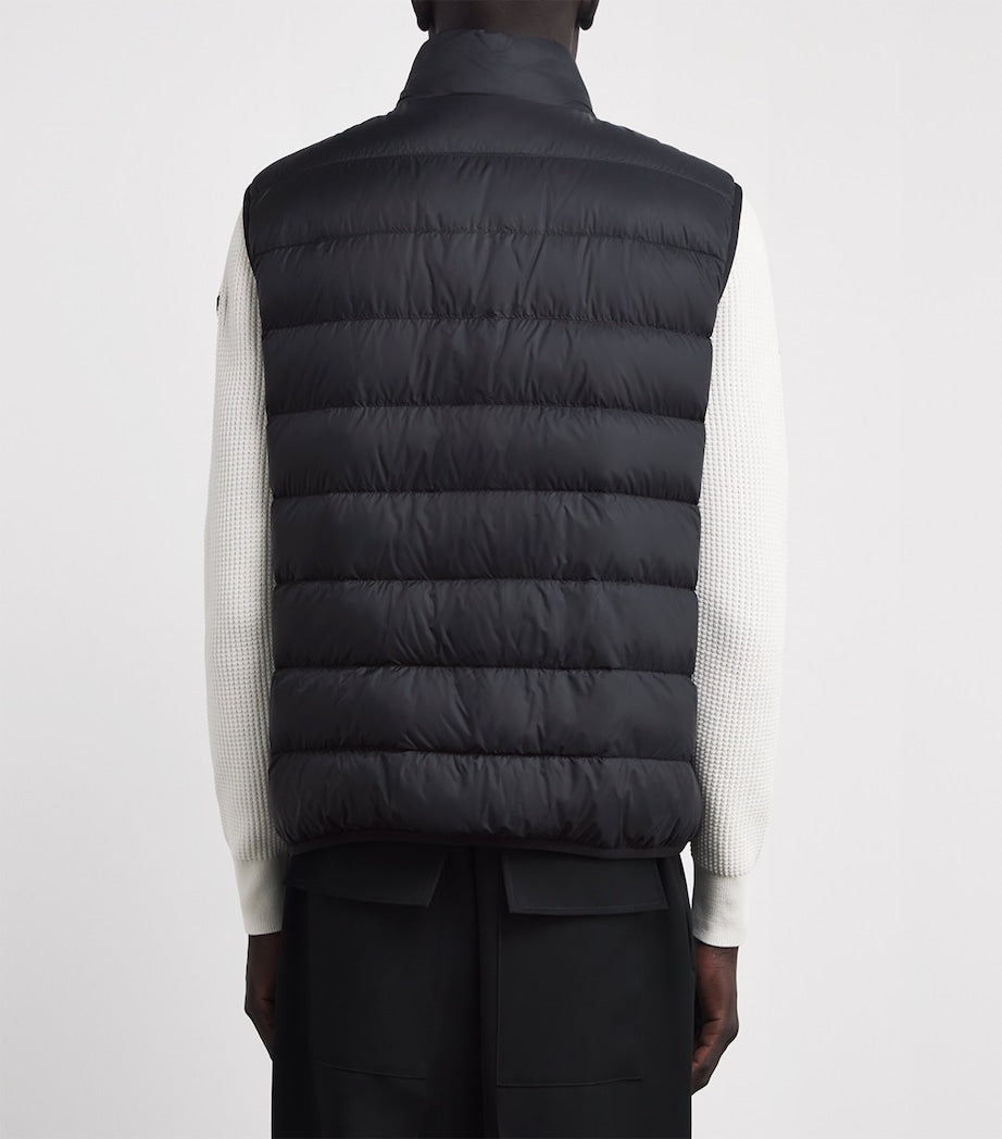 Moncler Black Down Besne Gilet