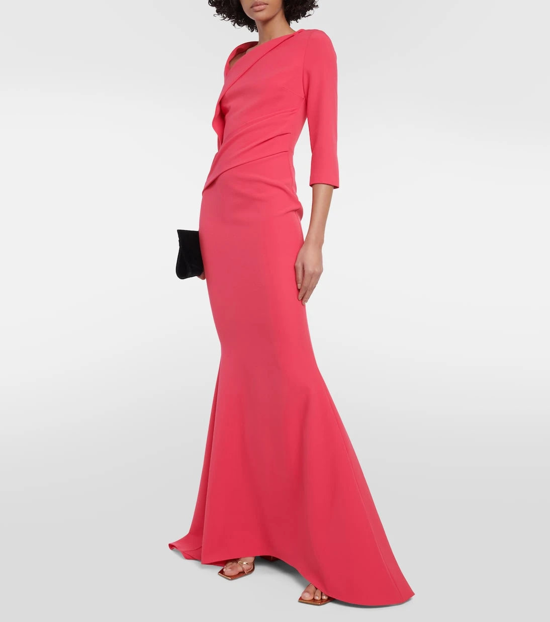Safiyaa - Pollina crêpe gown