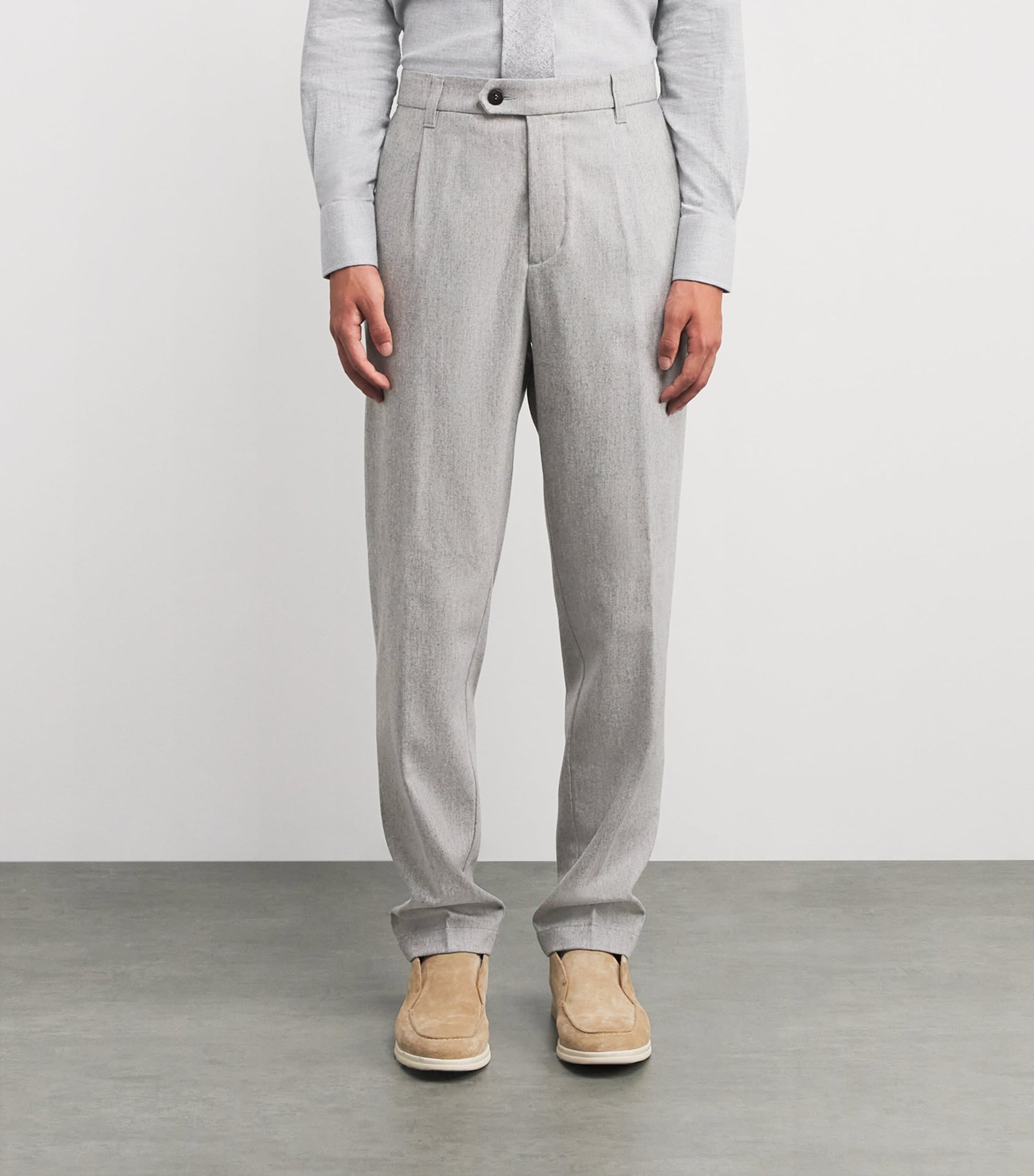 Wool-Cashmere Trousers