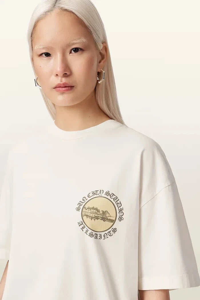 AllSaints тениска дамска от памук SUN