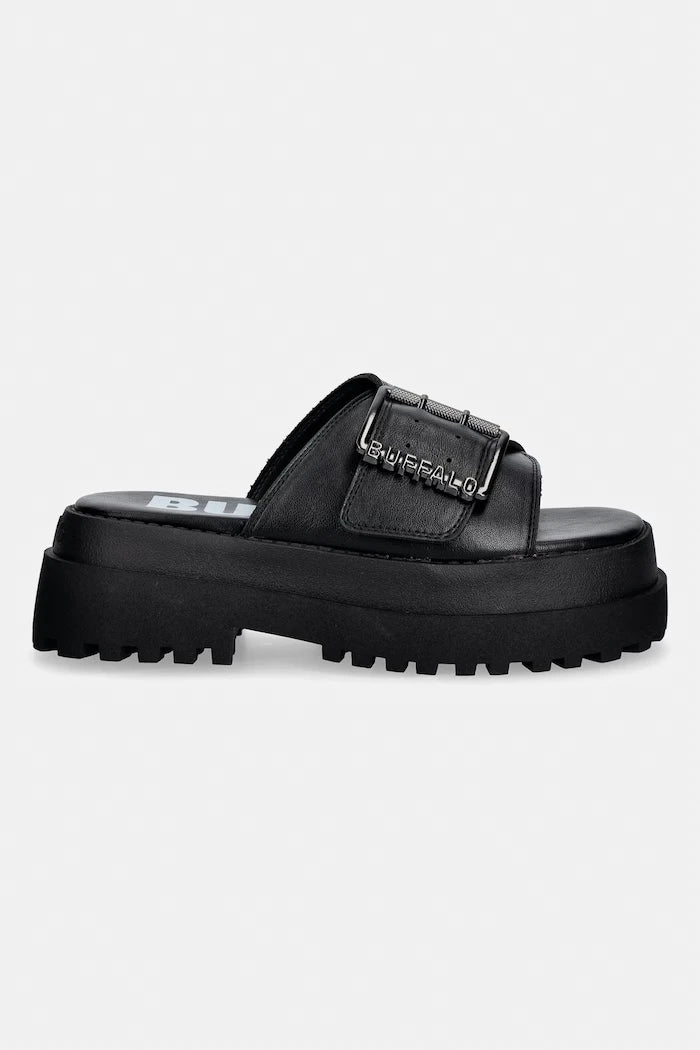 Buffalo чехли с платформа дамски Pluto Slide Buckle