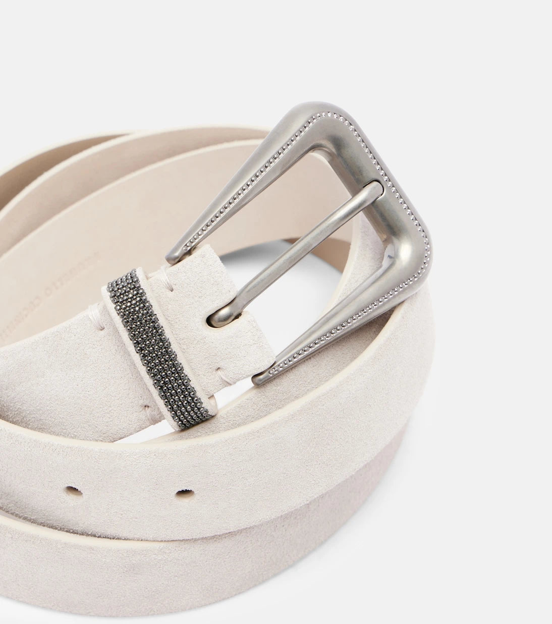 Brunello Cucinelli - Monili suede belt