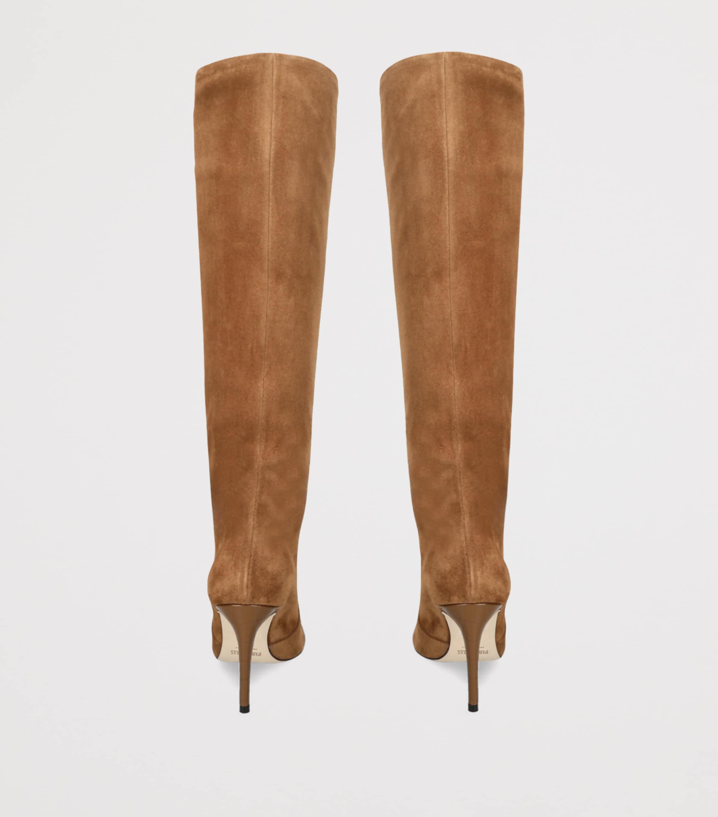 Paris Texas Brown Suede Stiletto Heeled Boots 85