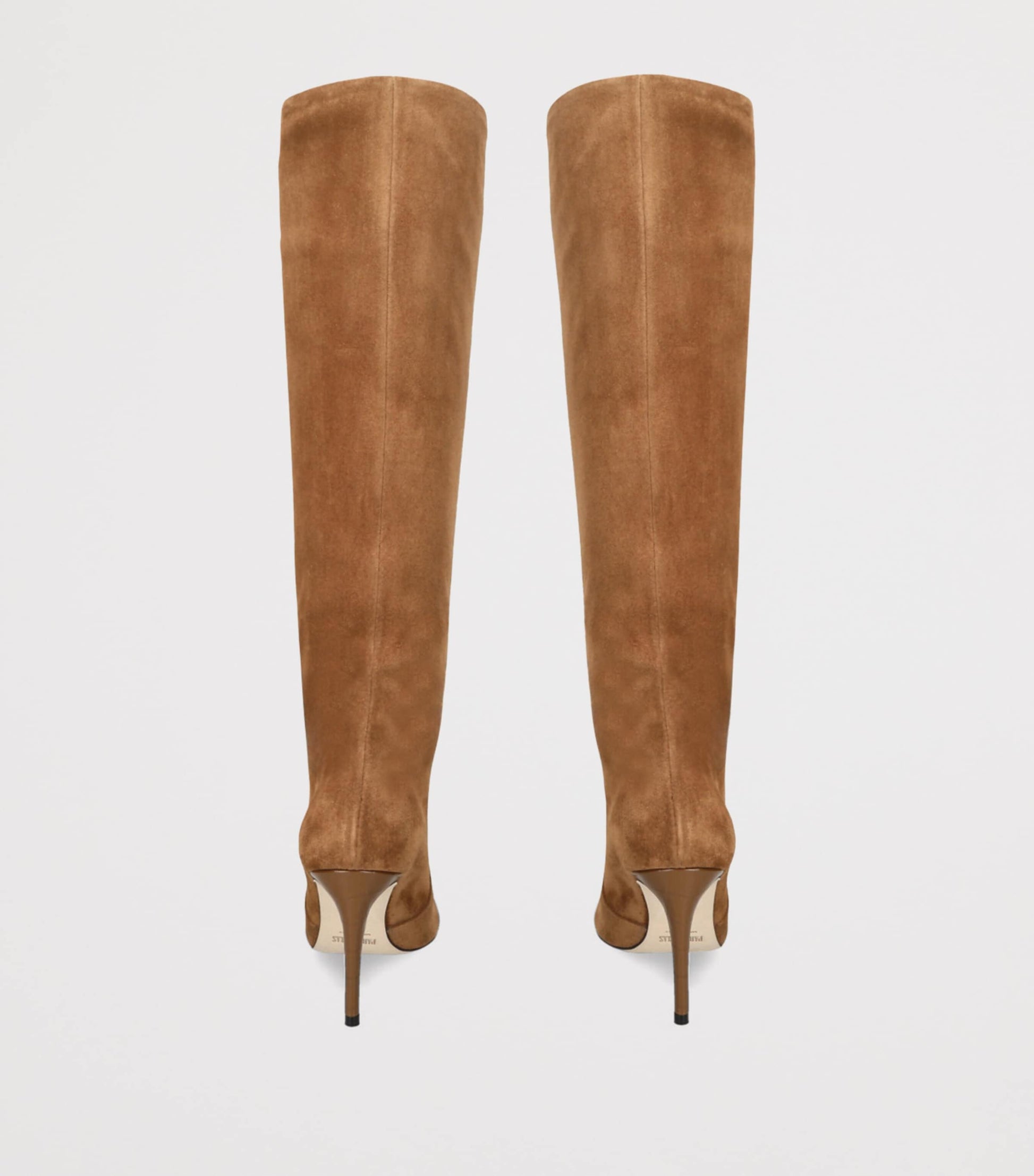 Paris Texas Brown Suede Stiletto Heeled Boots 85