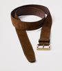 Prada Brown Suede Belt