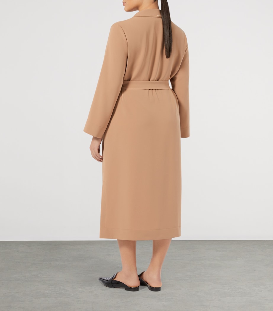 Beige Cady Pomezia Midi Dress