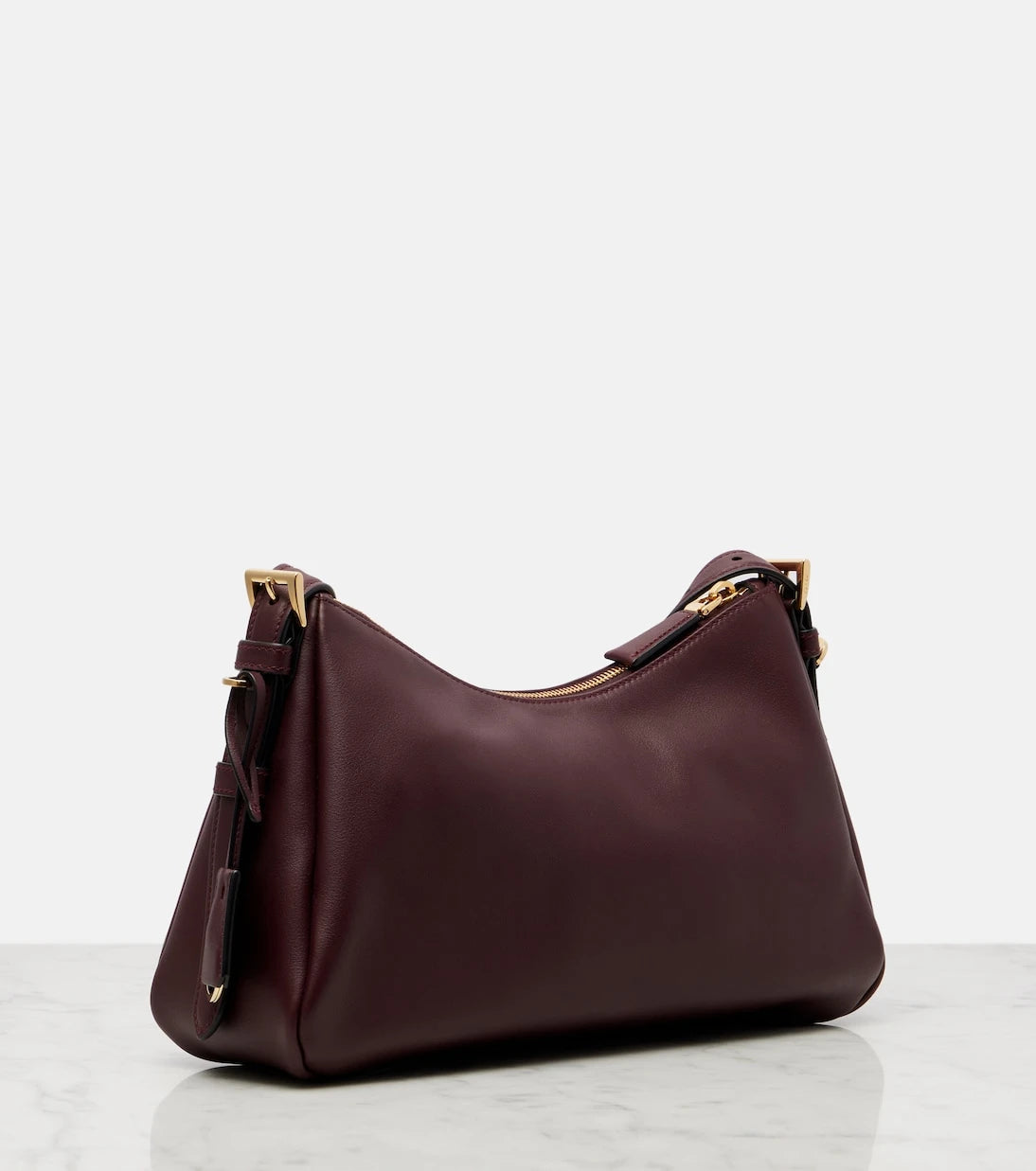 Prada - Prada Aimée Medium leather shoulder bag