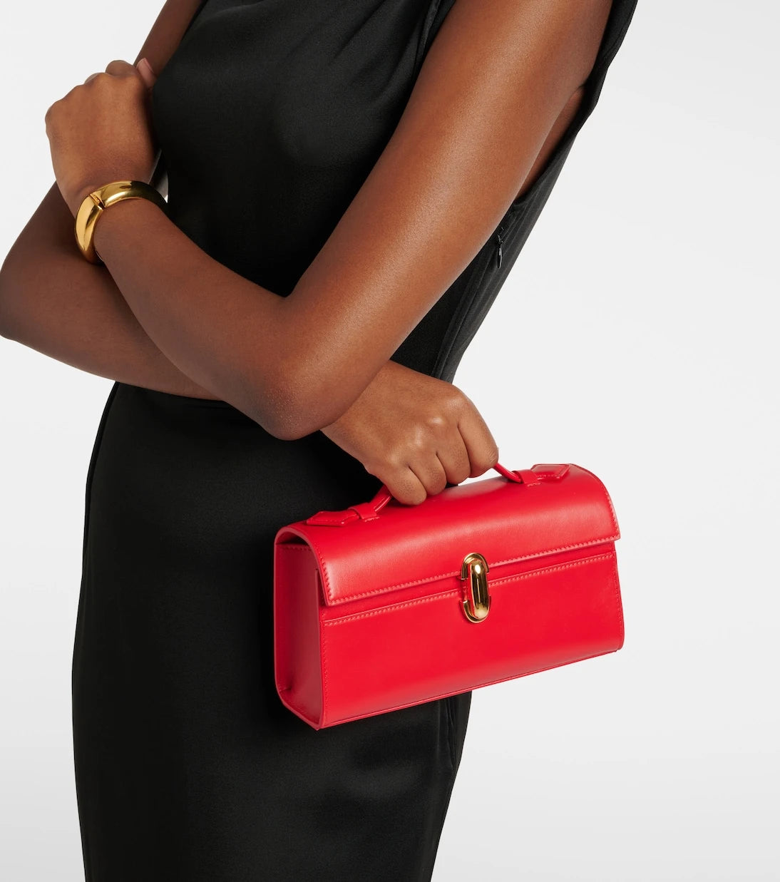 Savette - Symmetry leather top-handle bag