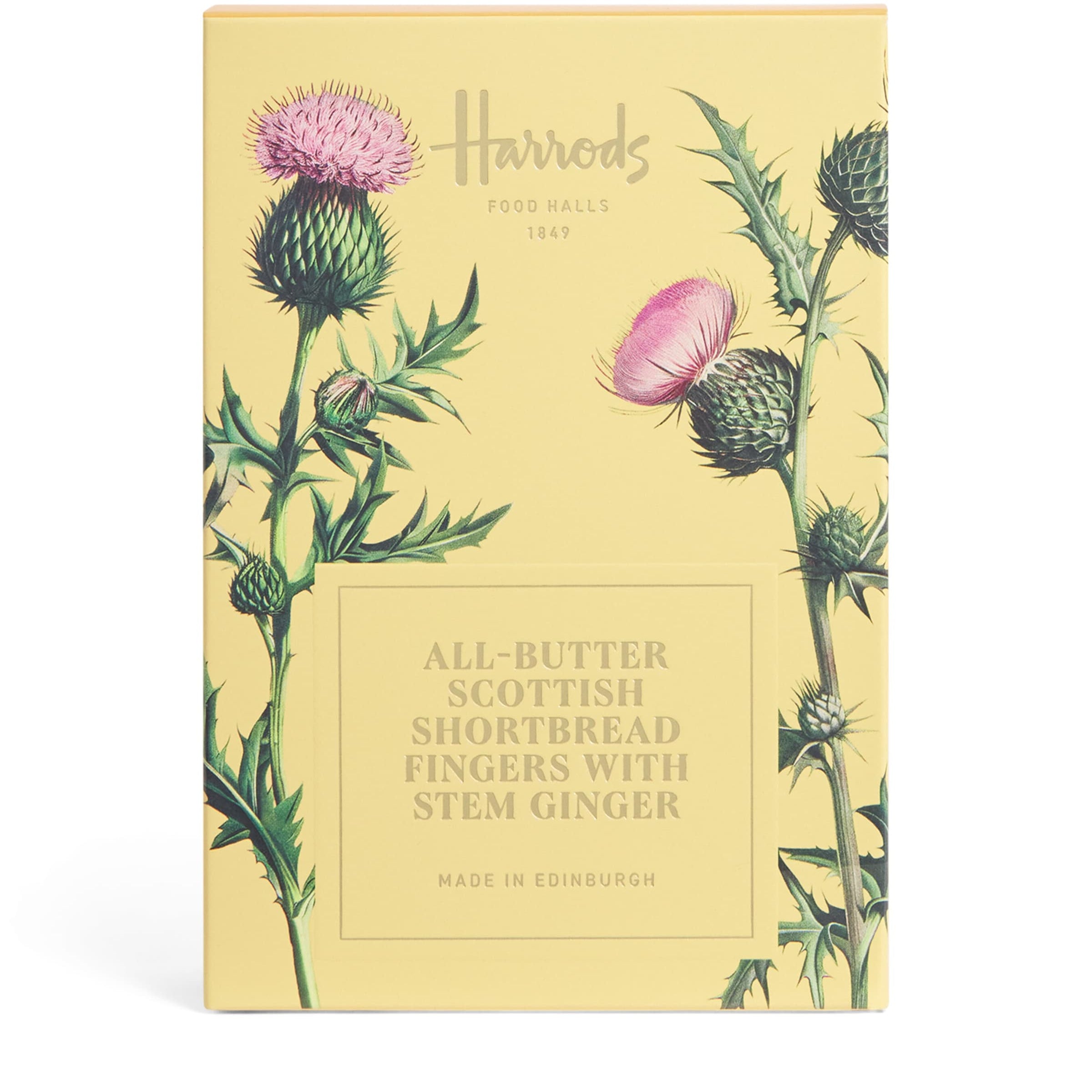 All-Butter Scottish Shortbread Fingers with Stem Ginger (170g)