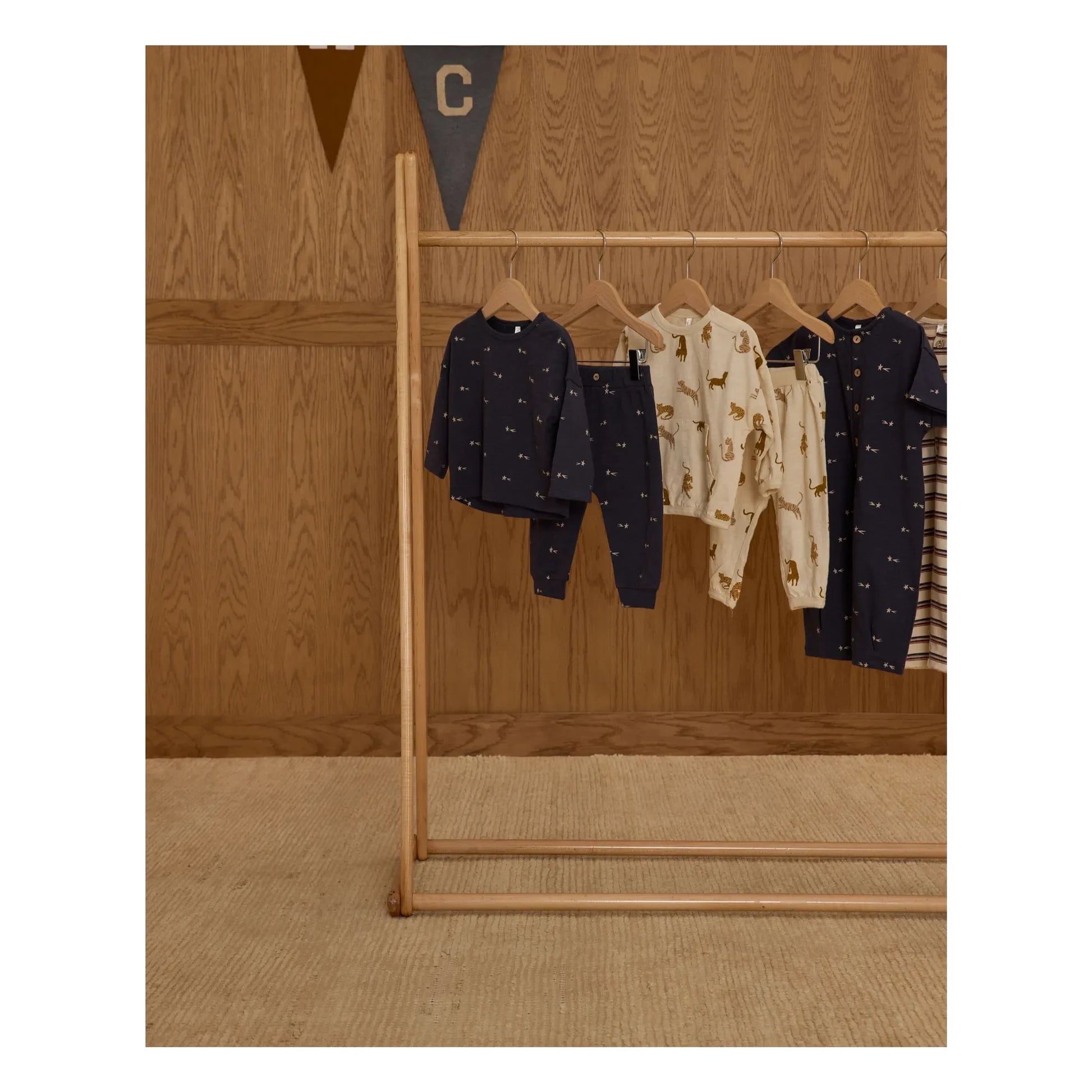 Rylee + Cru - Tigers T-shirt and pants set | Ecru