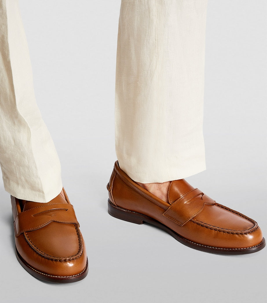 Leather Penny Loafers