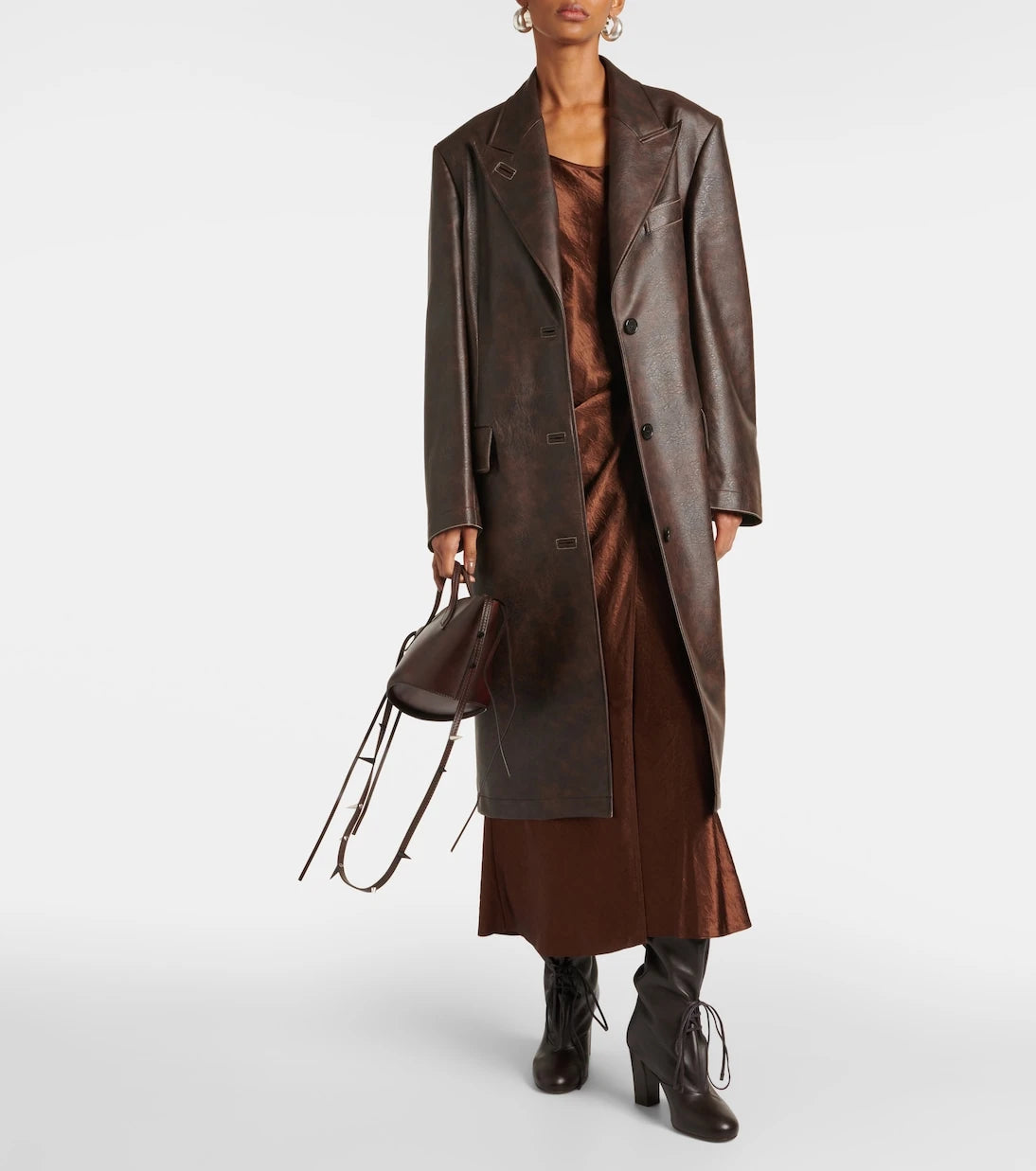 Acne Studios - Ovittor faux leather coat