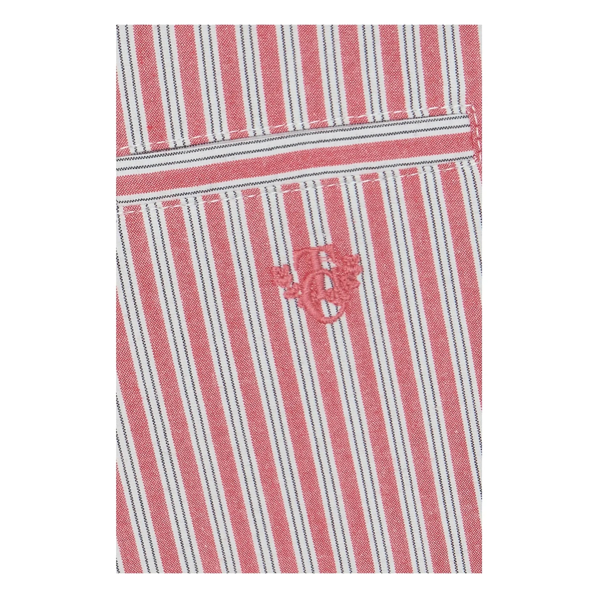 Tartine et Chocolat - Striped Bermuda shorts | Red