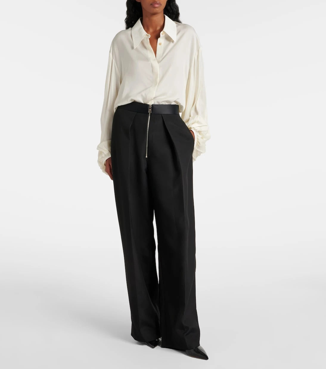 Khaite - Bam chiffon shirt