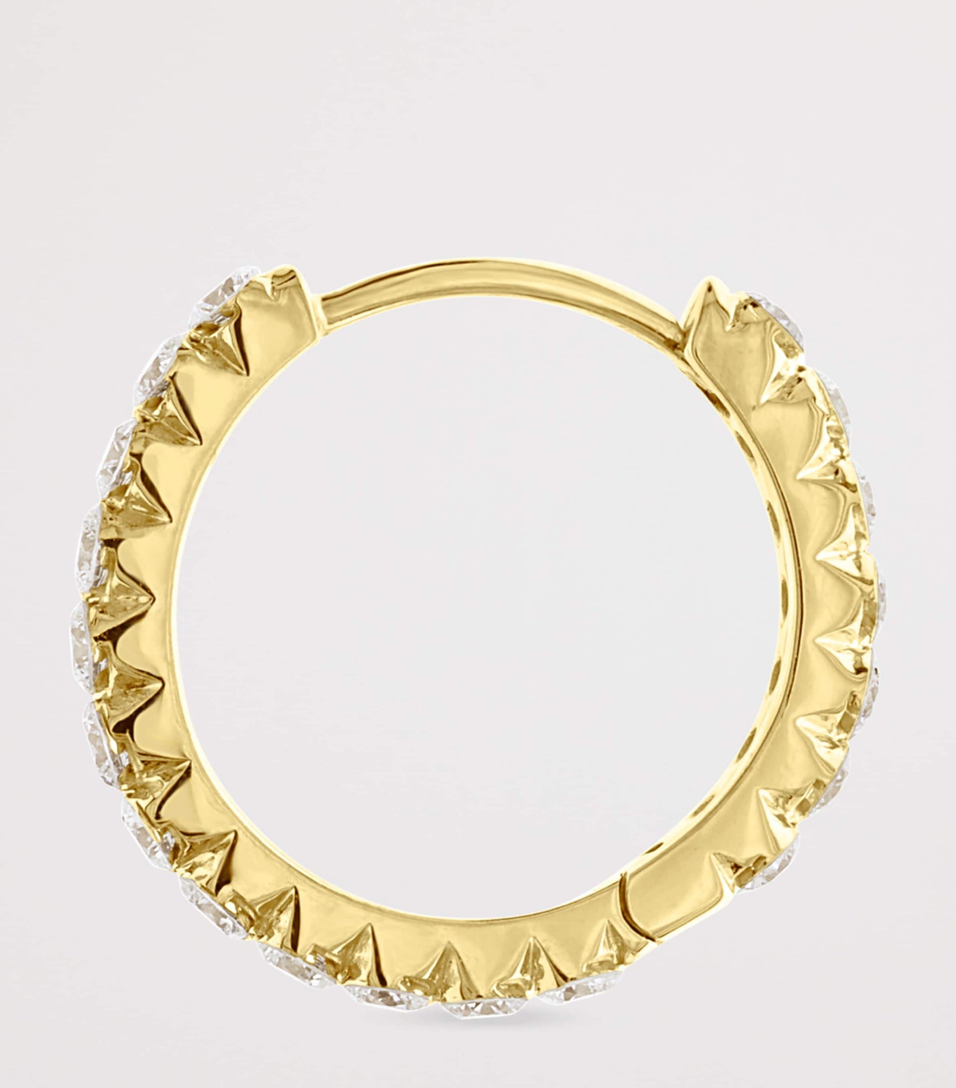 Maria Tash Invisible Set Diamond Eternity Single Hoop Earring (11mm)