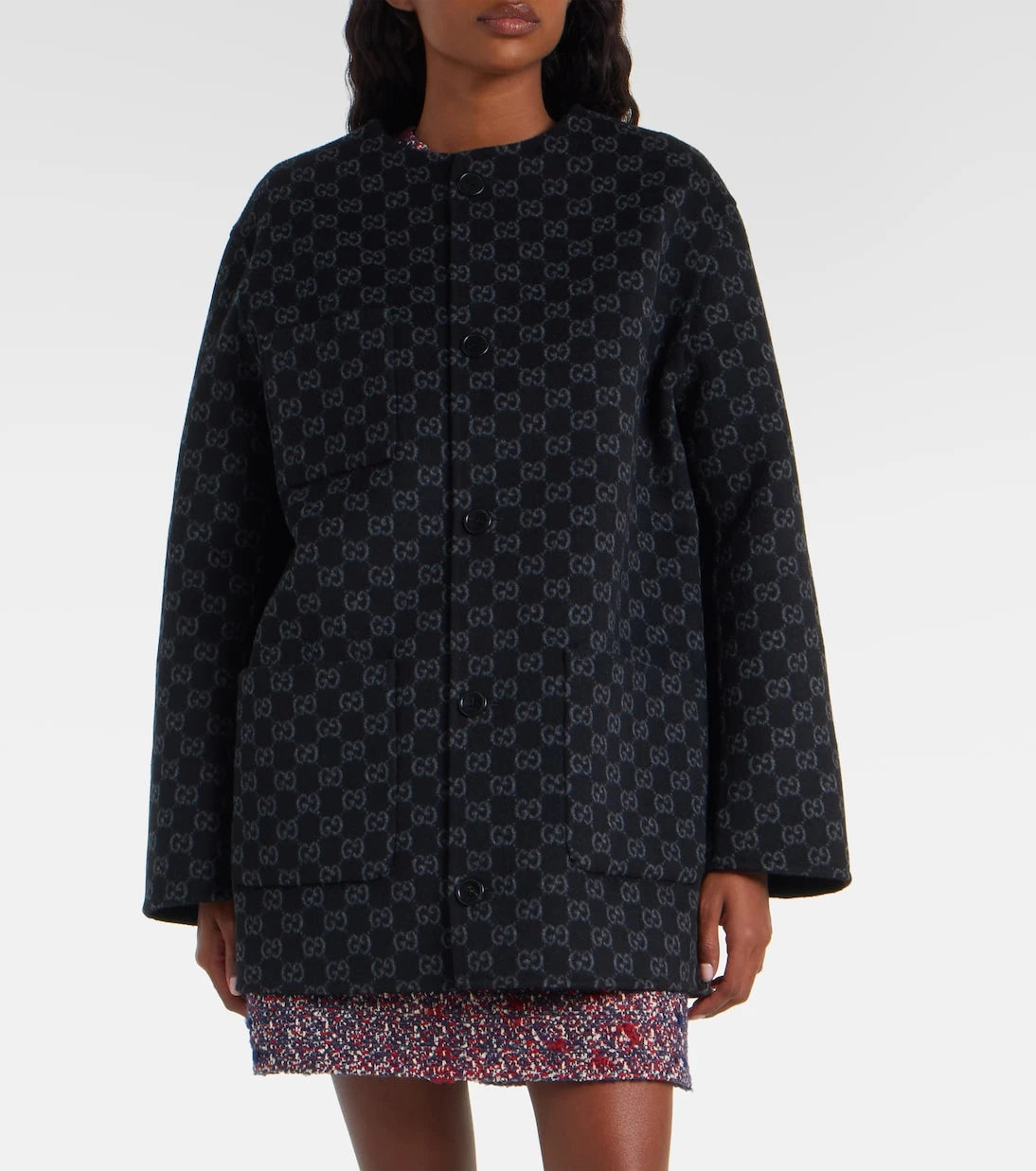 Gucci - GG reversible wool jacket