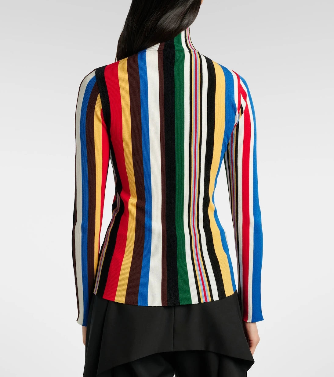 Loewe - Striped half-zip sweater