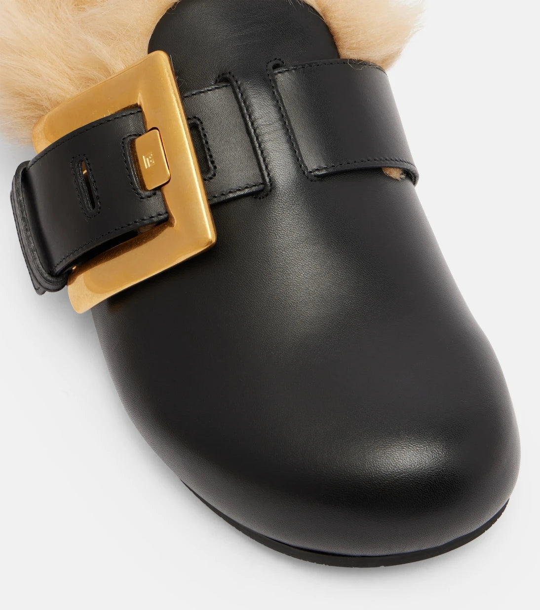 Balmain - Anthem leather clogs