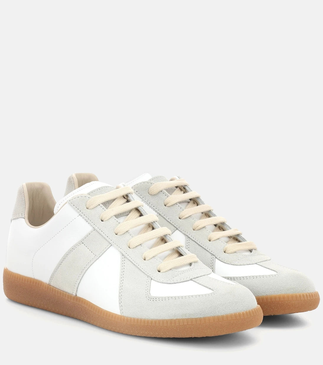 Maison Margiela - أحذية سنيكرز Replica من الجلد والجلد السويدي