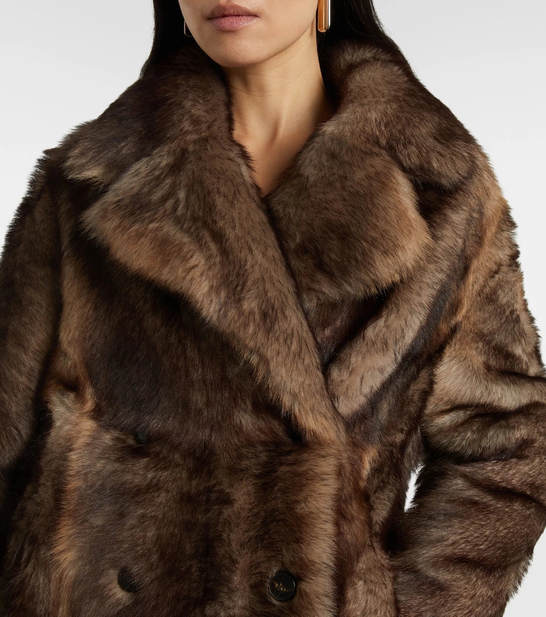 Yves Salomon - Reversible shearling and leather coat