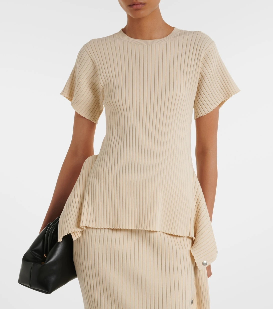 Stella McCartney - Ribbed-knit cotton top