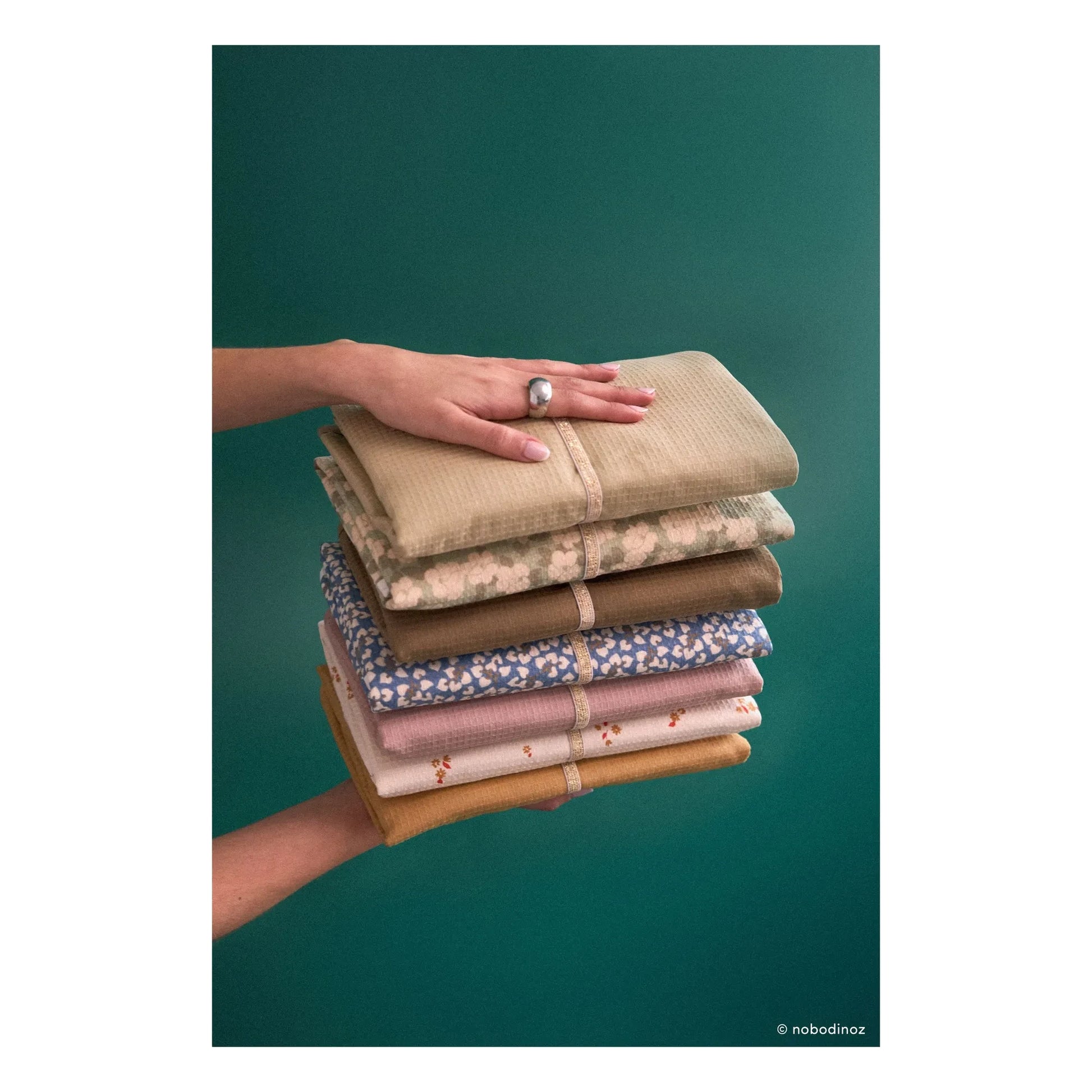Nobodinoz - Mozart Opera lLily travel changing mat | Ecru