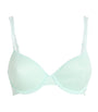 Calvin Klein Blue Sheer Marquisette Demi Bra