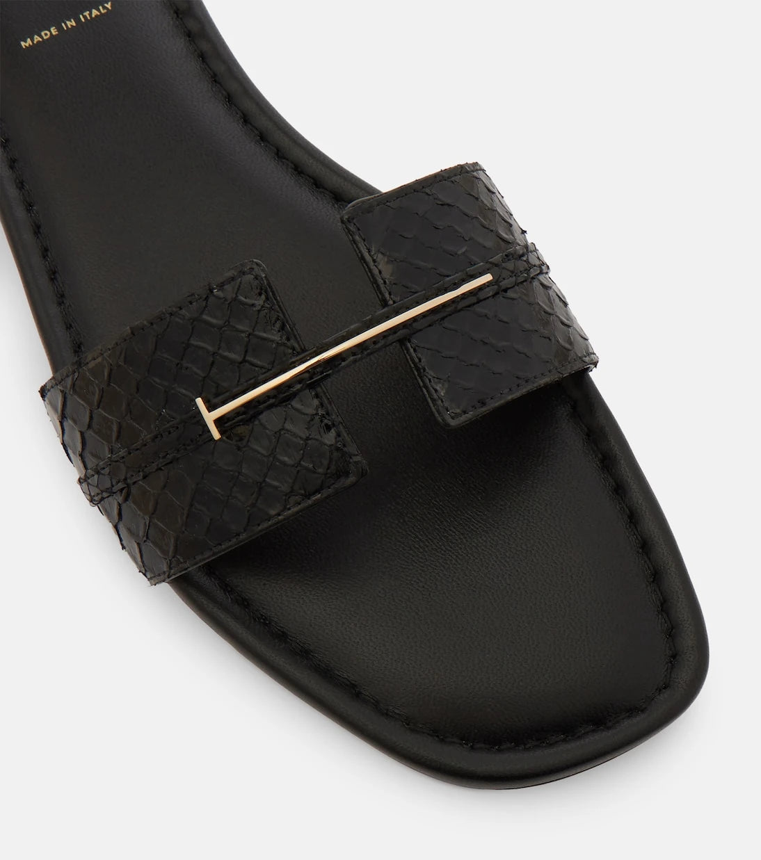 Tom Ford - Julianne croc-effect leather slides