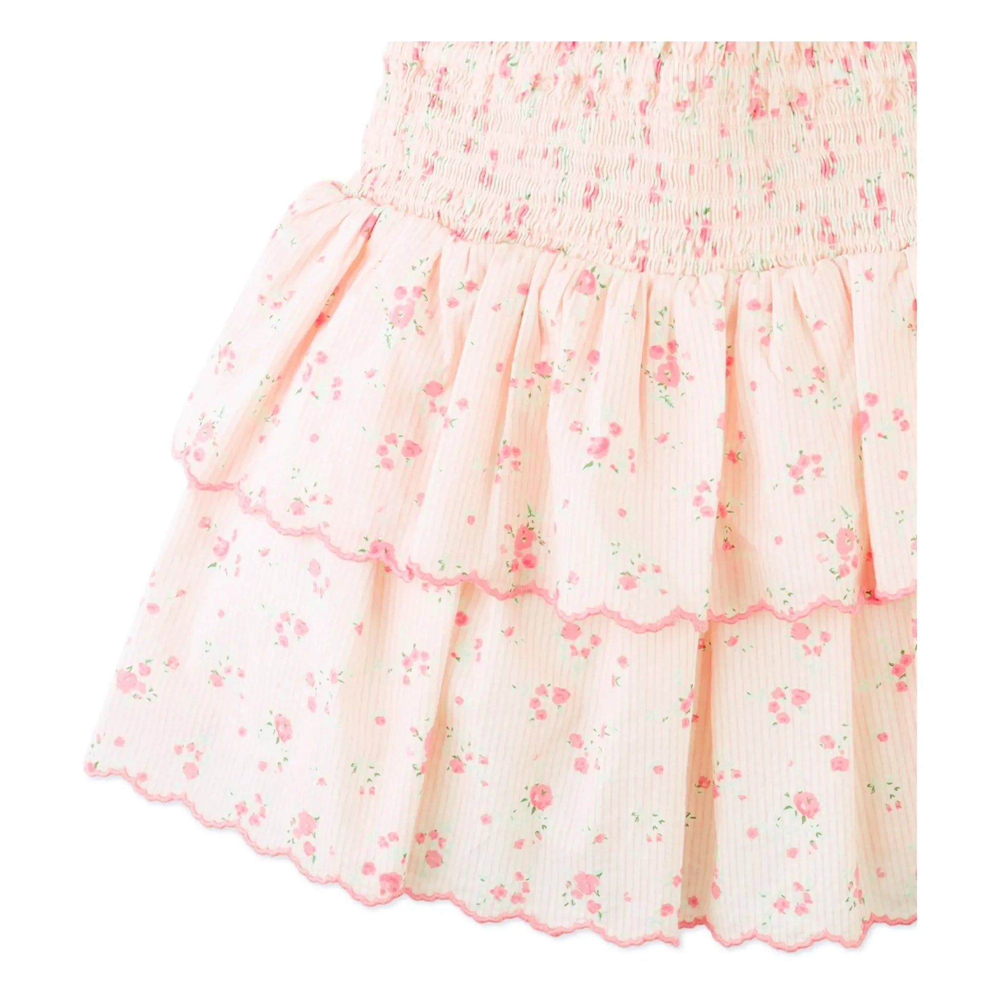 Gingersnaps - Short Bea Smocked Skirt | Pale Pink