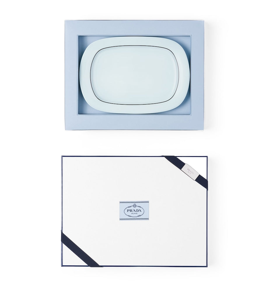 Prada Celadon Porcelain Tray (25cm)