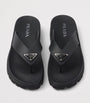 Rubber Logo Thong Sandals