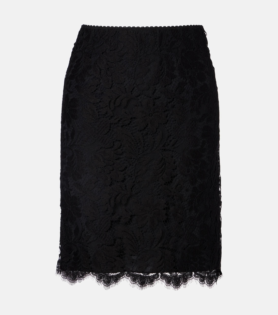 Chloé - Floral cotton-blend lace miniskirt
