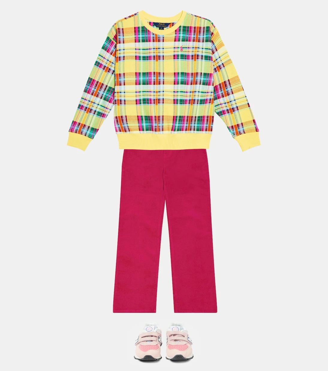 Polo Ralph Lauren Kids - Checked cotton-blend sweater