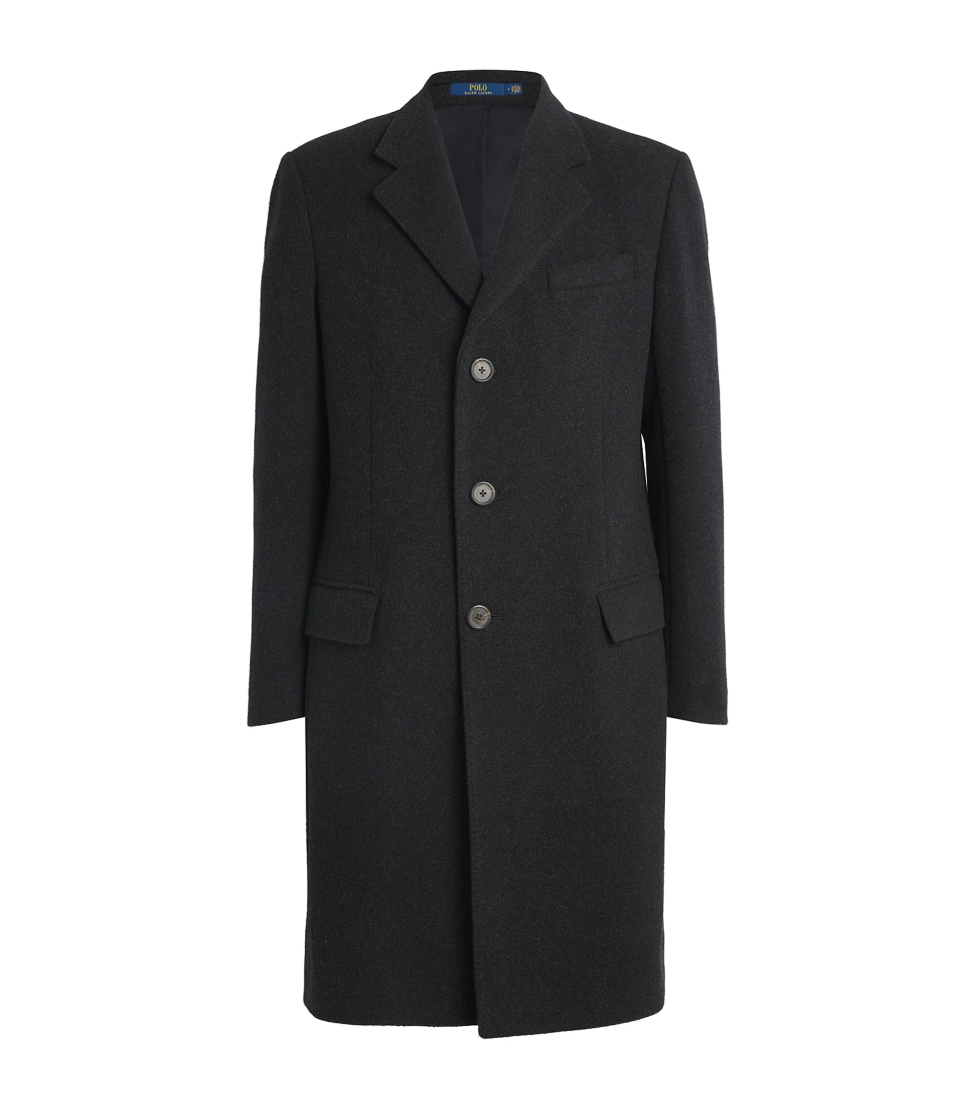 Polo Ralph Lauren Grey Crombie Overcoat