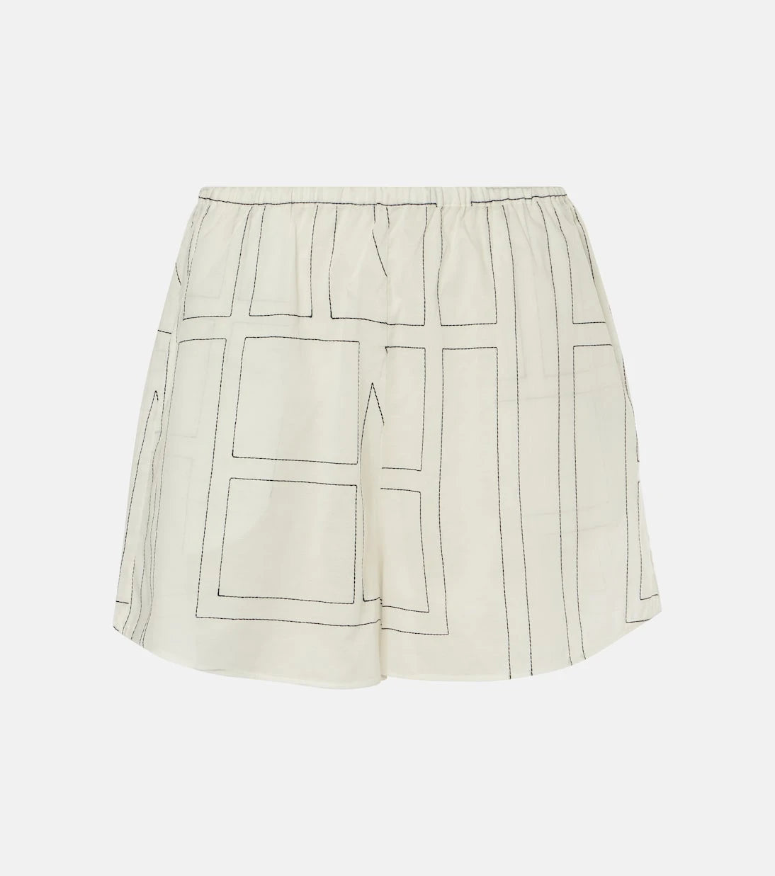 Toteme - Monogram cotton-blend shorts