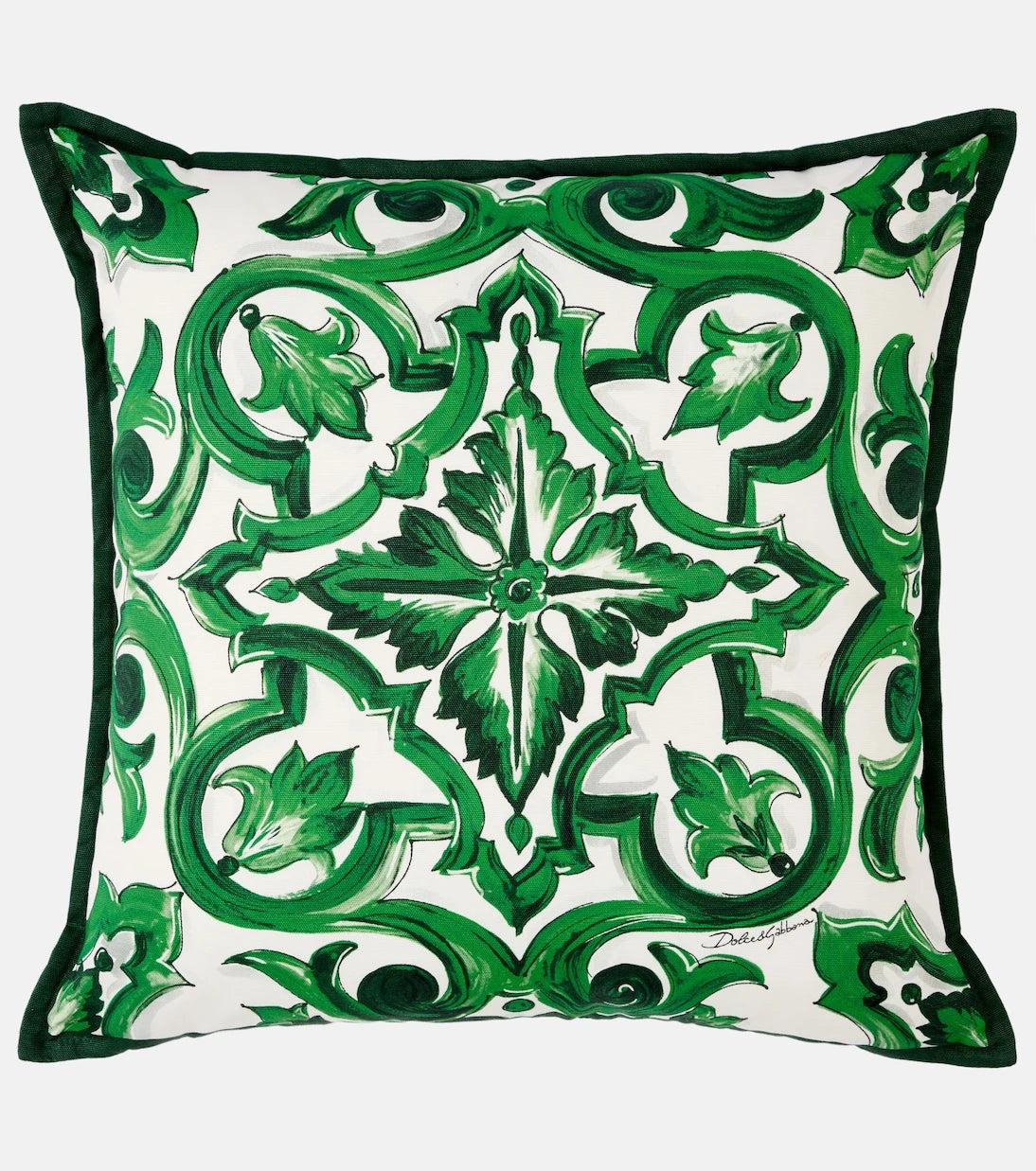 Dolce&Gabbana Casa - Small silk canvas cushion