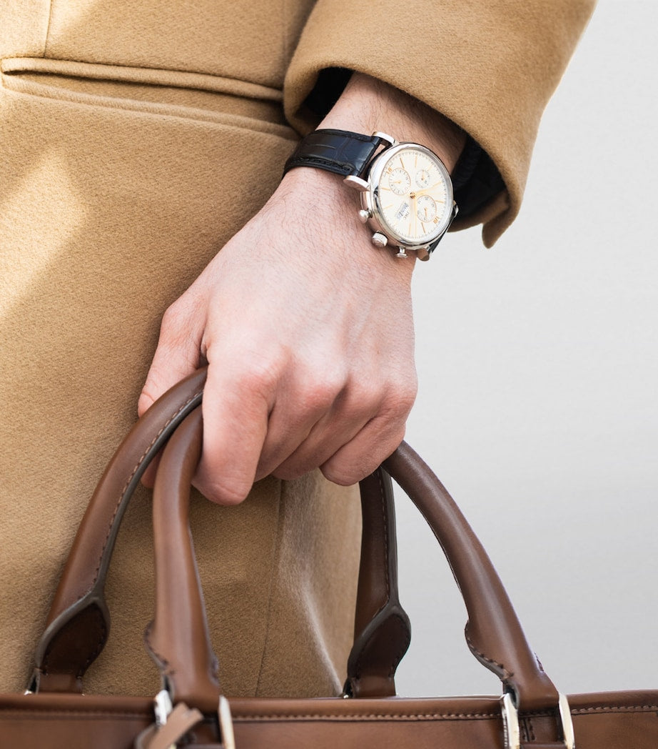 Stainless Steel Portofino Chronograph Watch 42mm