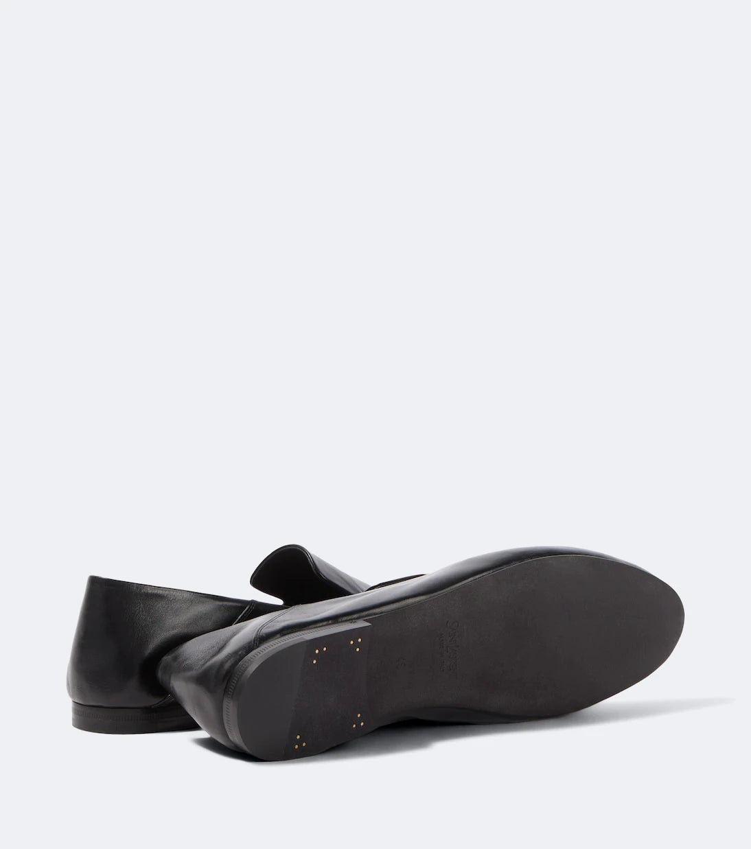 Saint Laurent - Alain convertible leather loafers