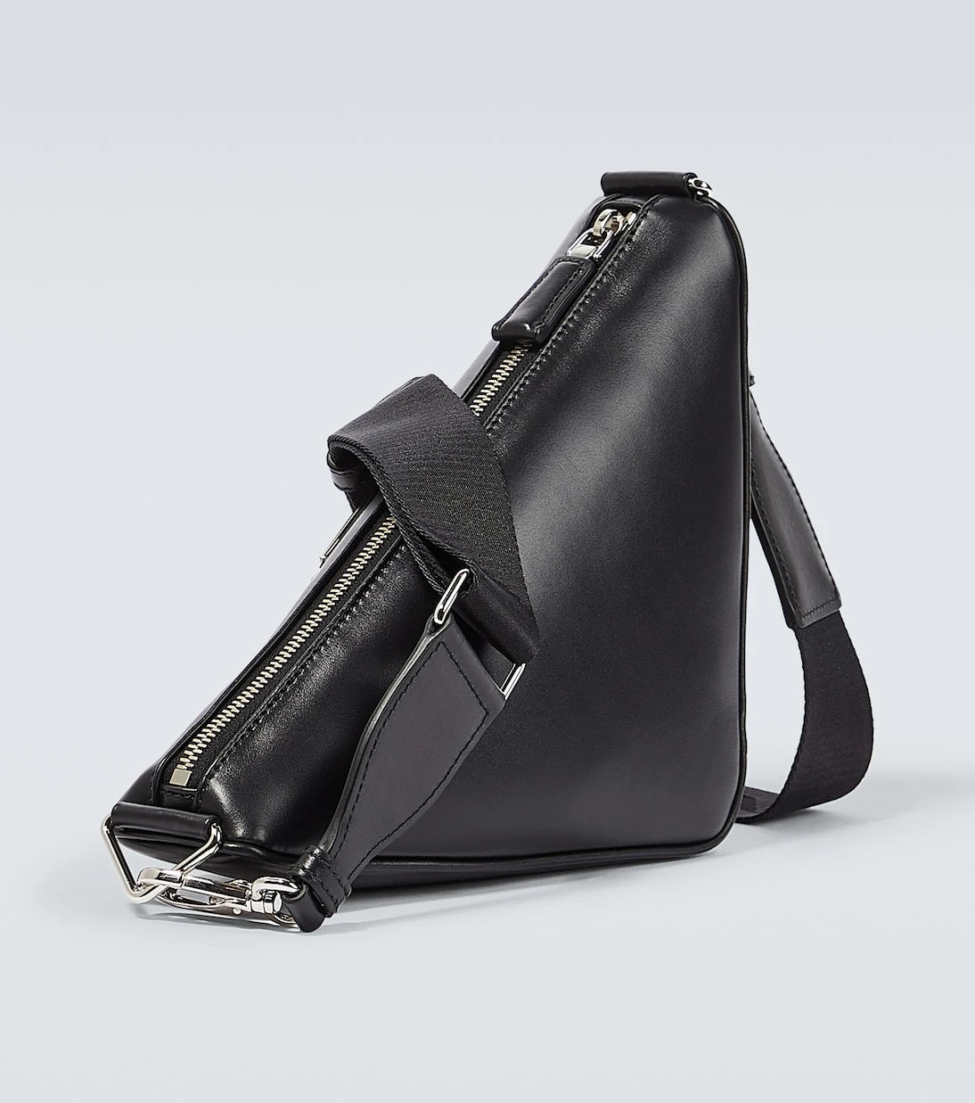 Prada - Triangle leather shoulder bag