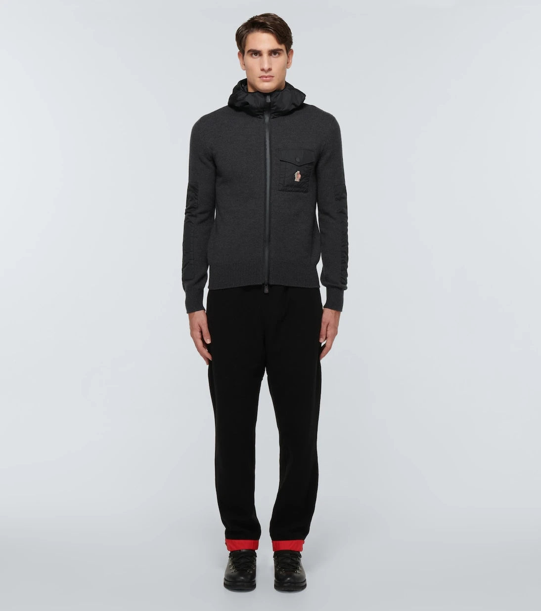 Moncler Grenoble - Fleece wool-blend pants
