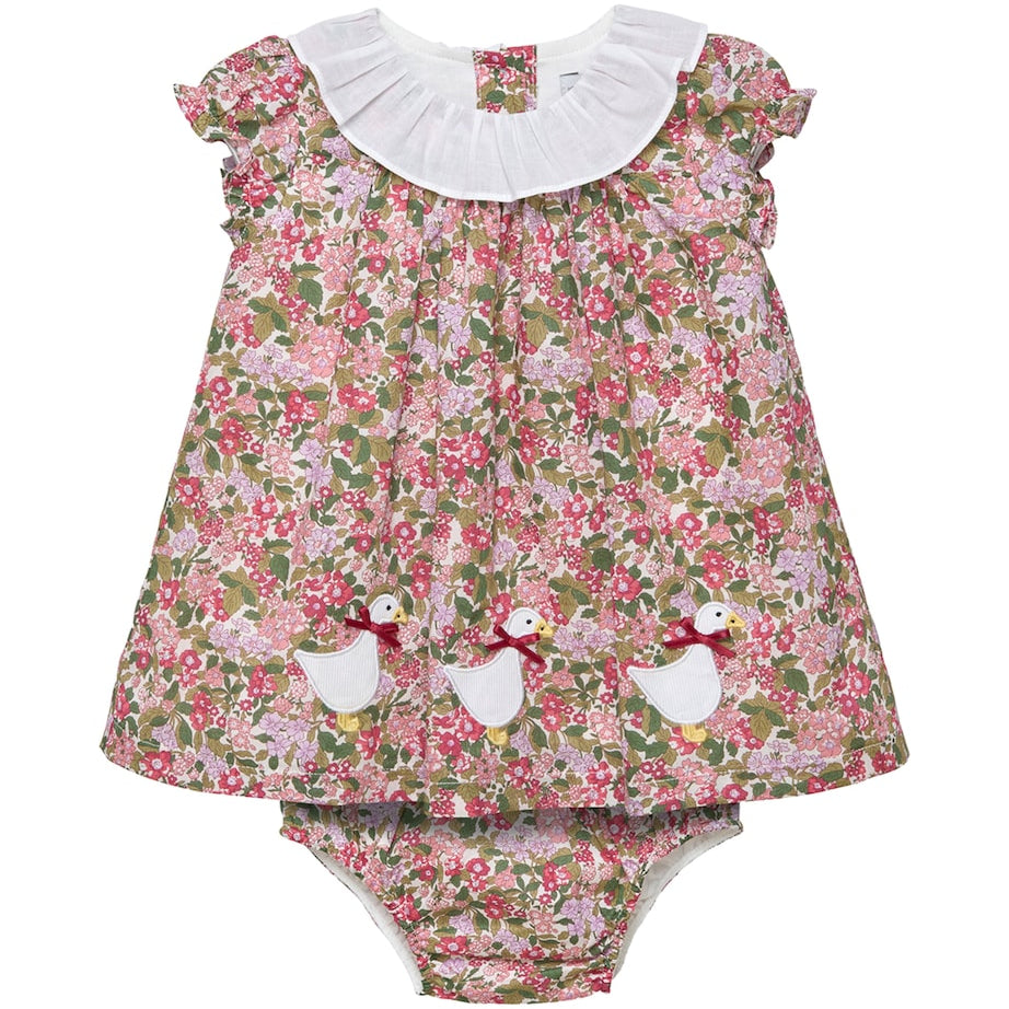 Cotton Liberty Print Dress and Bloomers Set (0-9 Months)