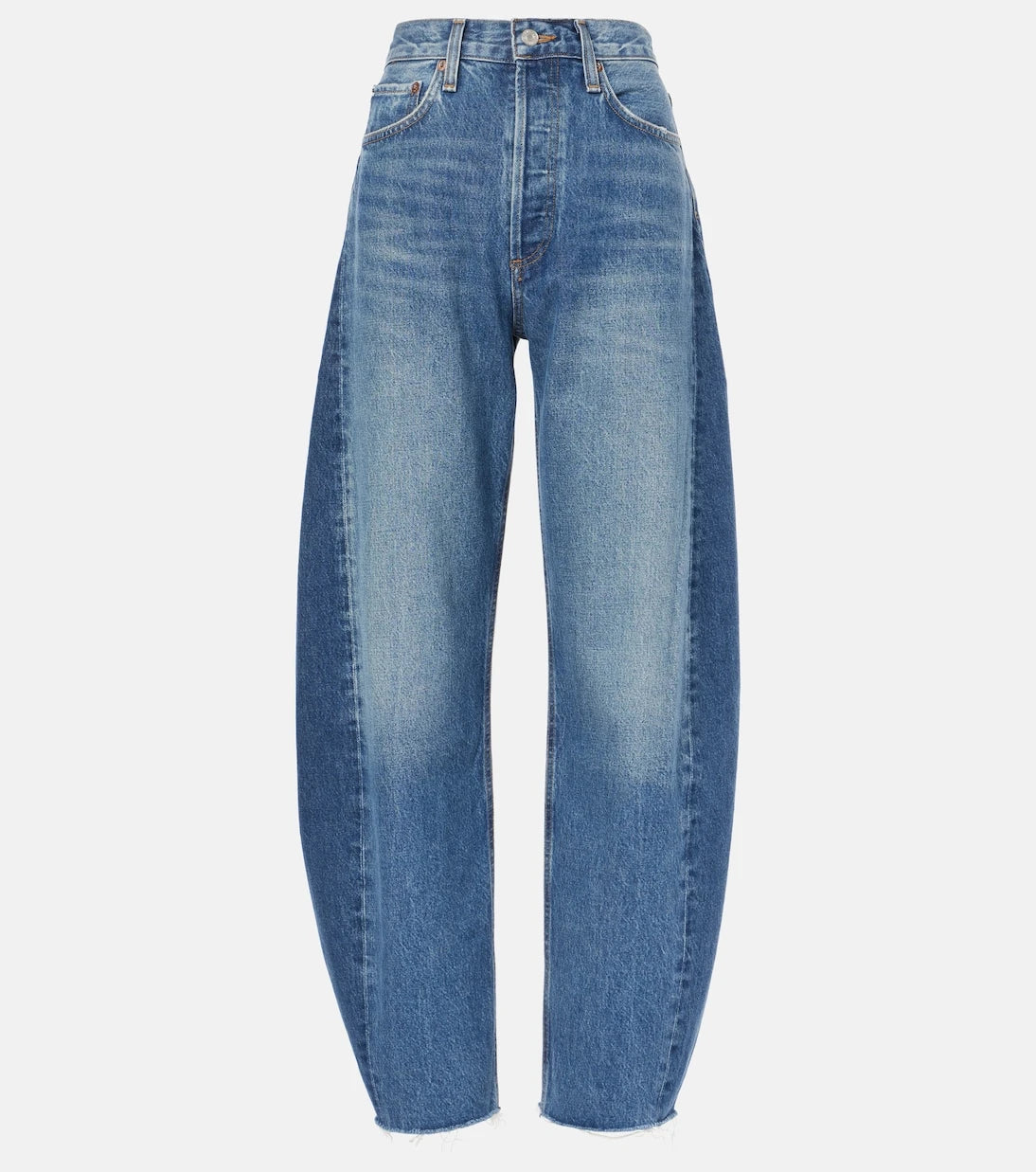 Agolde - Luna high-rise barrel-leg jeans