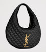 Saint Laurent Black Medium Icare Quilted Shoulder Bag
