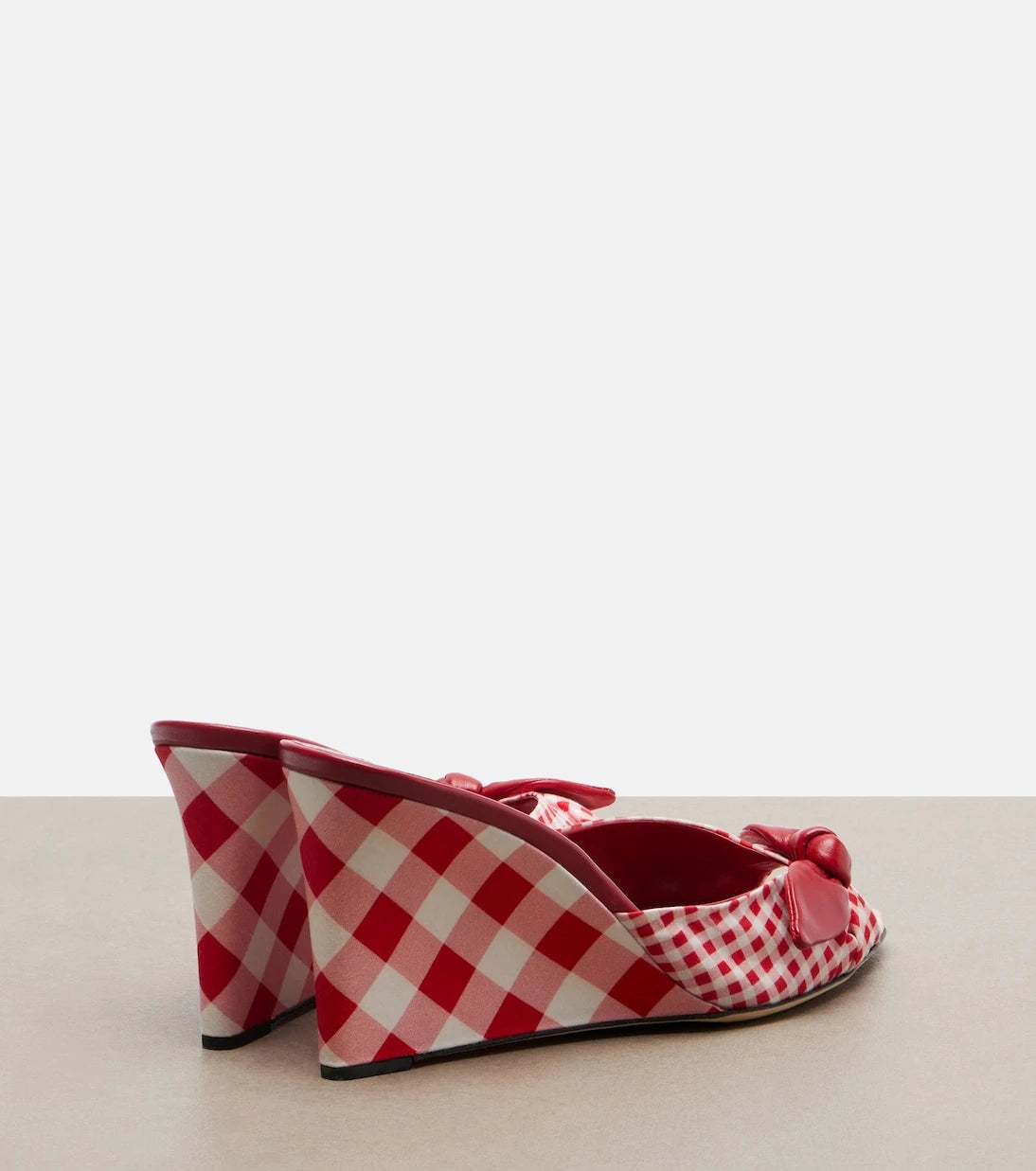 Jimmy Choo - Livi ekose dolgu topuk terlik
