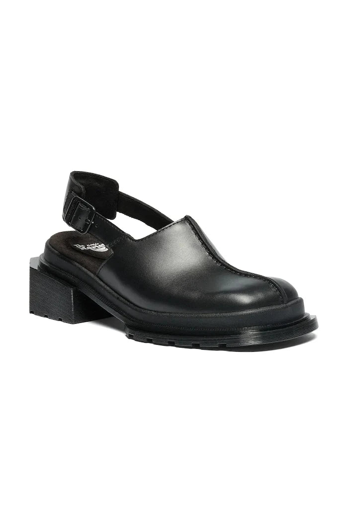 Dr. Martens чехли сабо дамски от кожа Maybole Mule